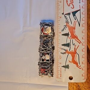 Christmas bracelet Santa Snowman